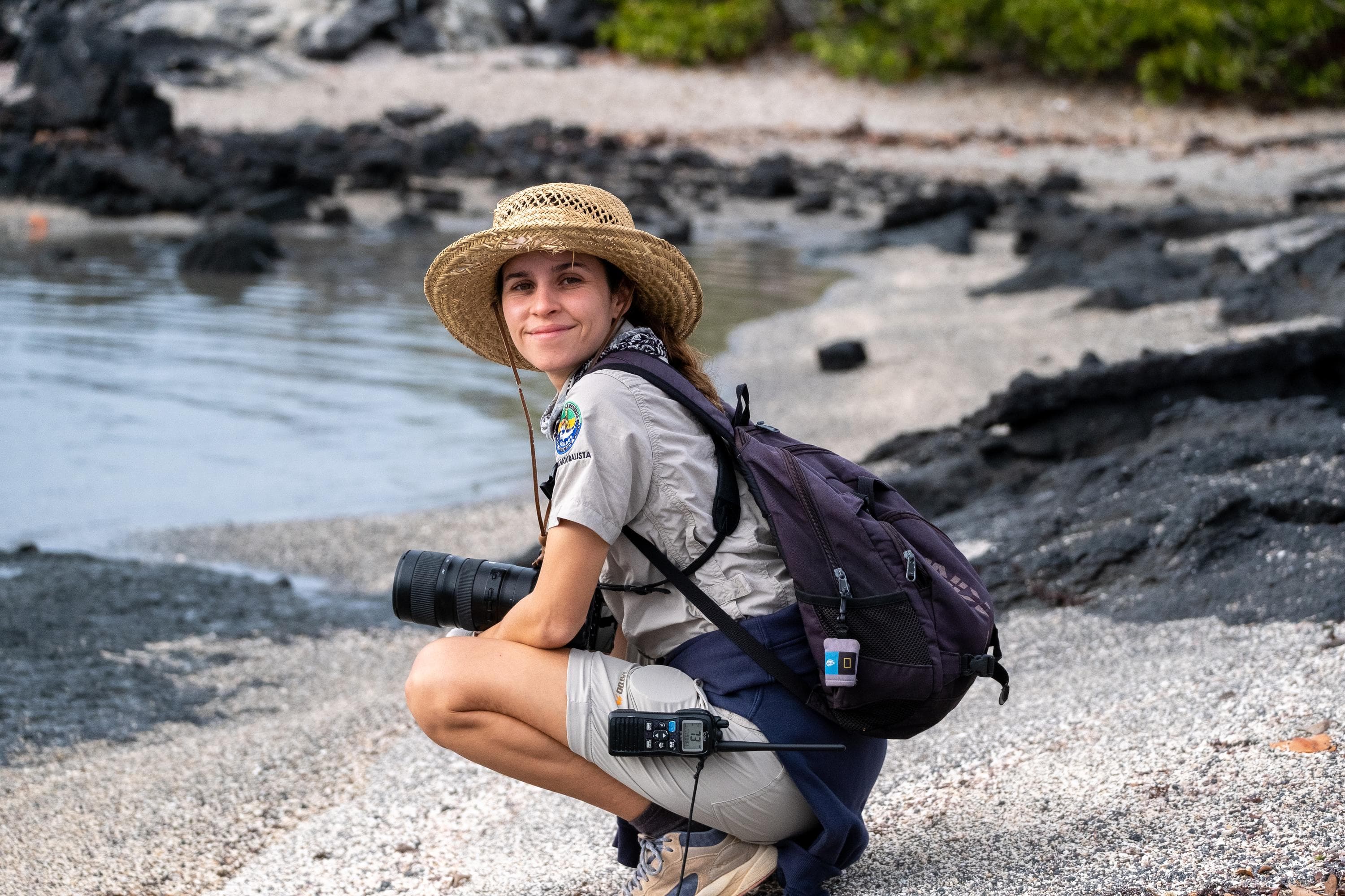 CPI and field staff member Anahi Concari, Galapagos.