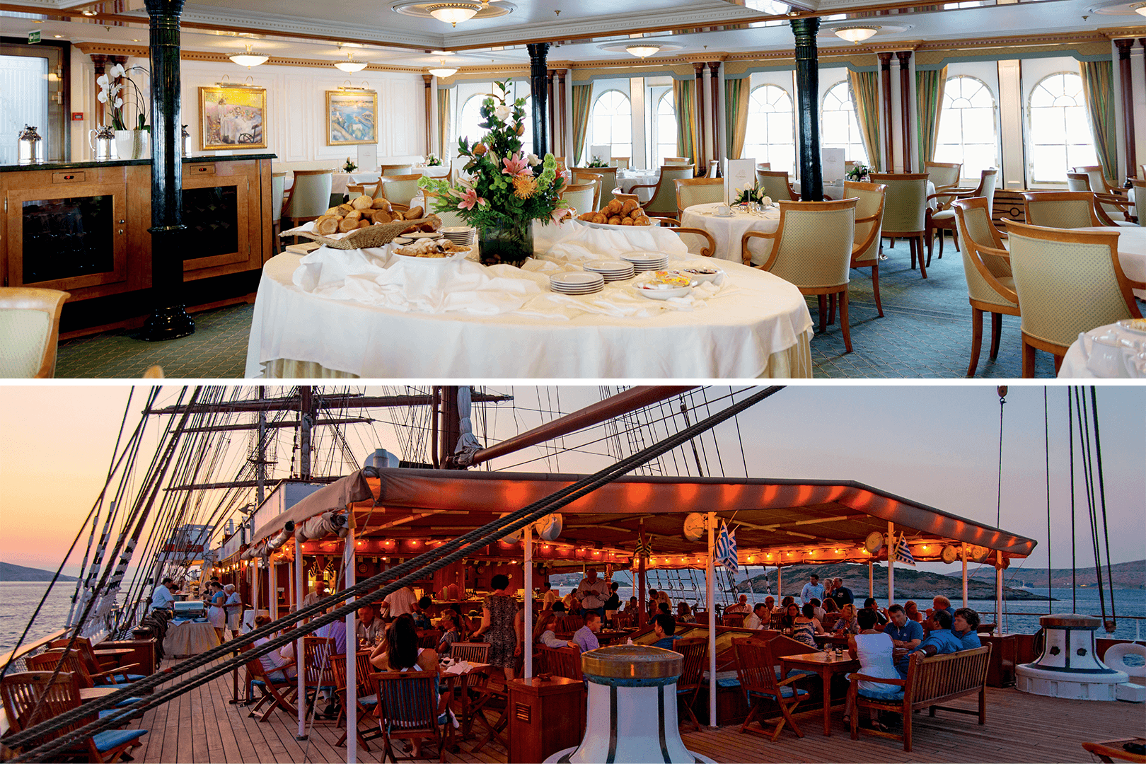 Dining Sea Cloud II