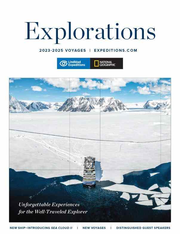 Order your complimentary Explorations brochure