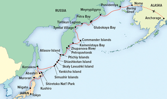 Russian Far East, New and Noteworthy map