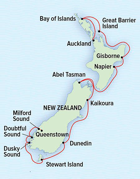 Australia and New Zealand, New and Noteworthy map