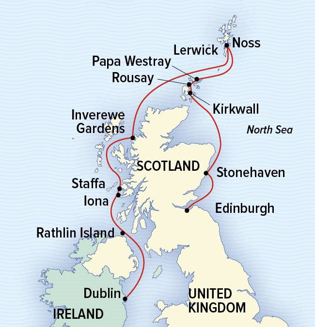 Europe & British Isles map