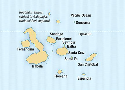 Galápagos map