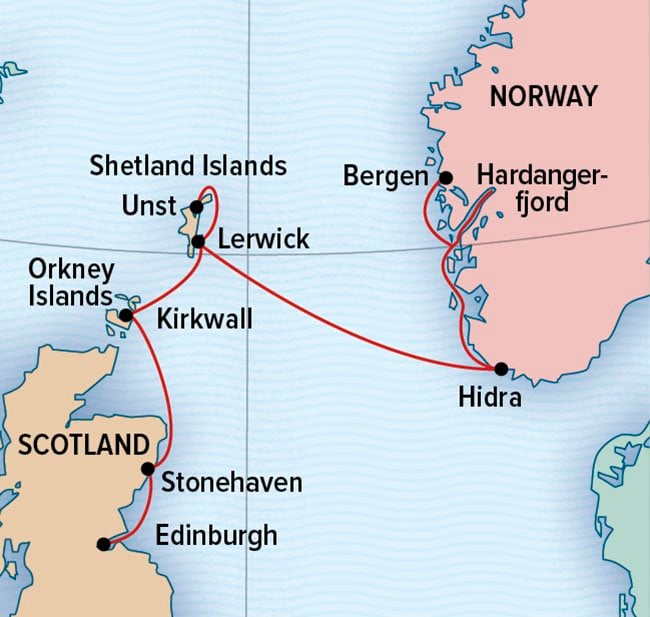 Arctic, Europe & British Isles, New and Noteworthy map
