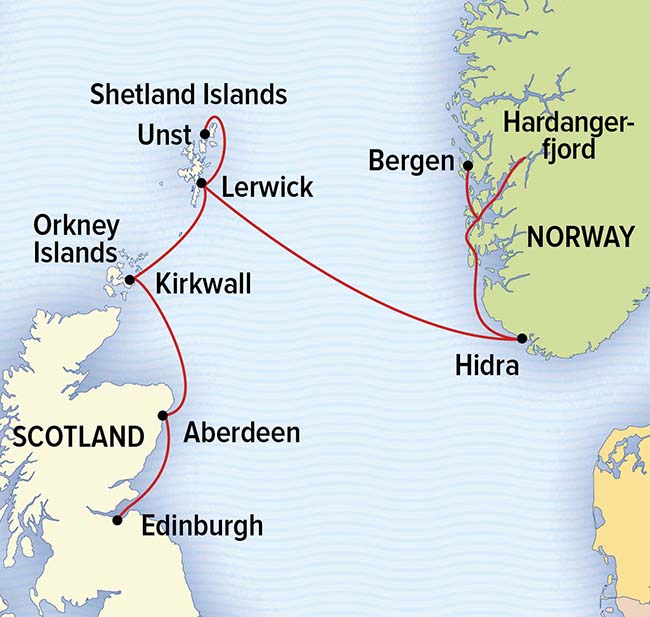 Arctic, Europe & British Isles, New and Noteworthy map