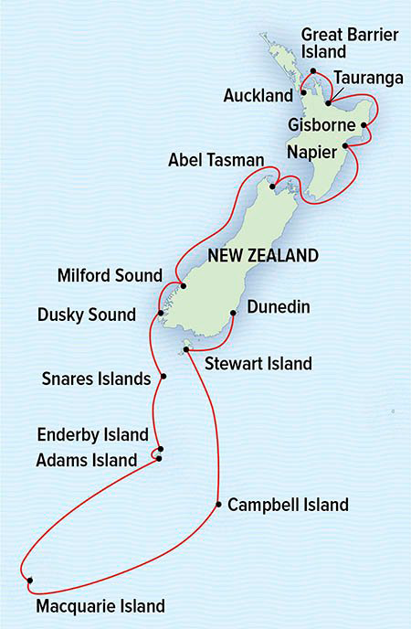 Antarctica, Australia and New Zealand, New and Noteworthy map