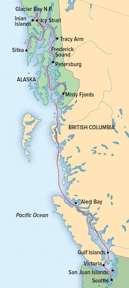 Image for Treasures of the Inside Passage: Alaska and British Columbia