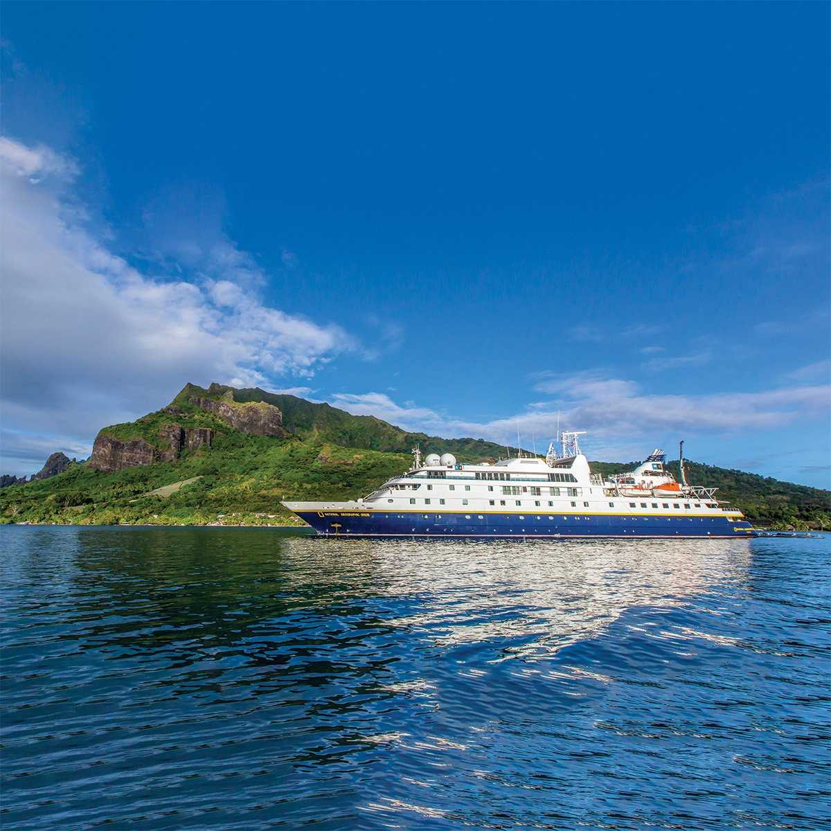 National Geographic Orion in Moorea, French Polynesia.