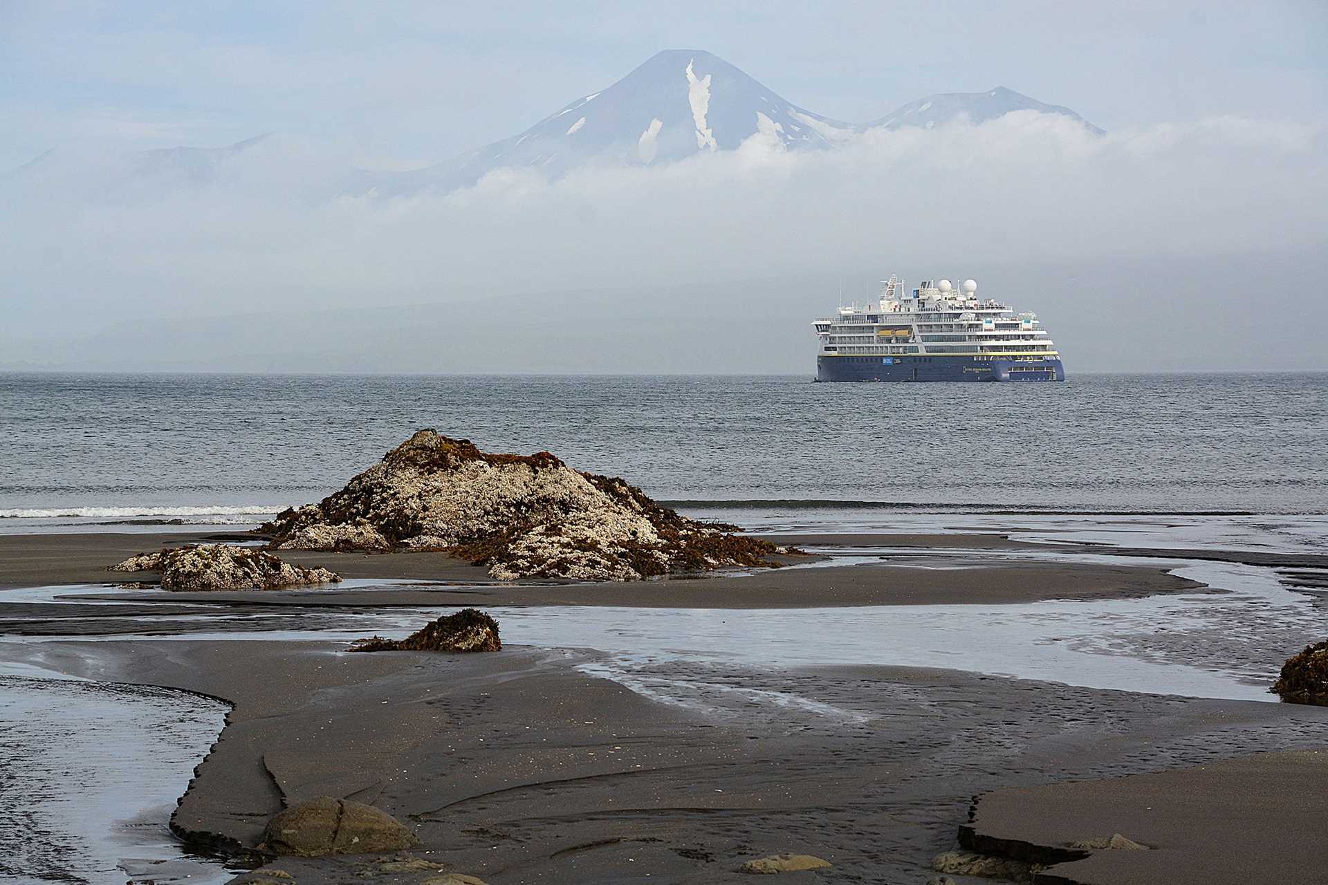 view of the aleutian islands